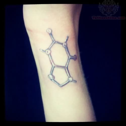 Awesome Molecule Tattoo